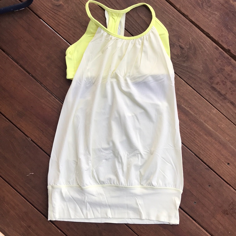 Lululemon - Light Yellow Tank
